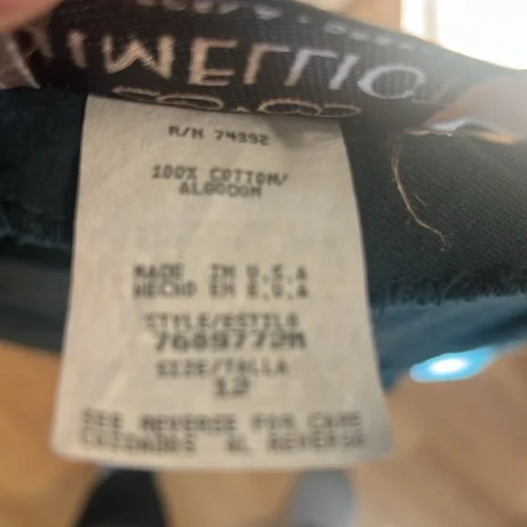 Vintage Jim Ellis Teal Buttondown Lace-up Back Dress - Picture 6 of 6